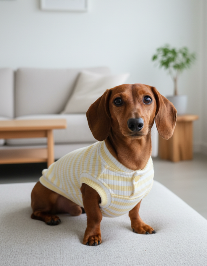 Polera | Paws Baby Amarilla