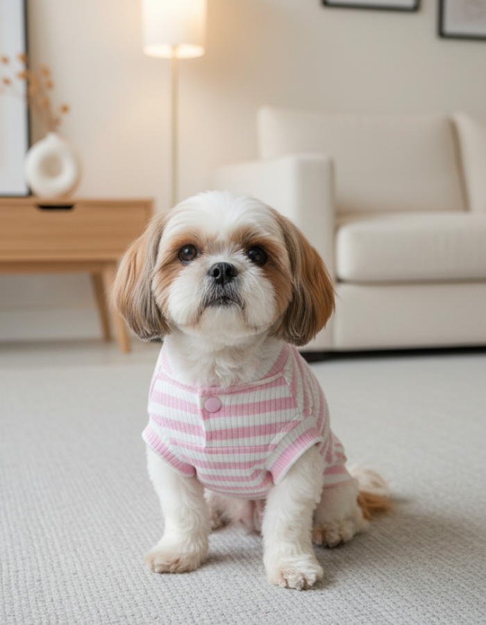 Polera | Paws Baby Rosada.