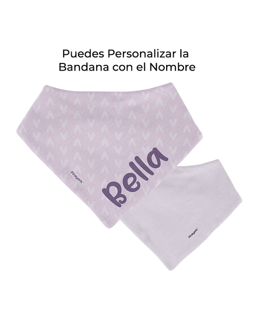 Hearts Lila | Bandana