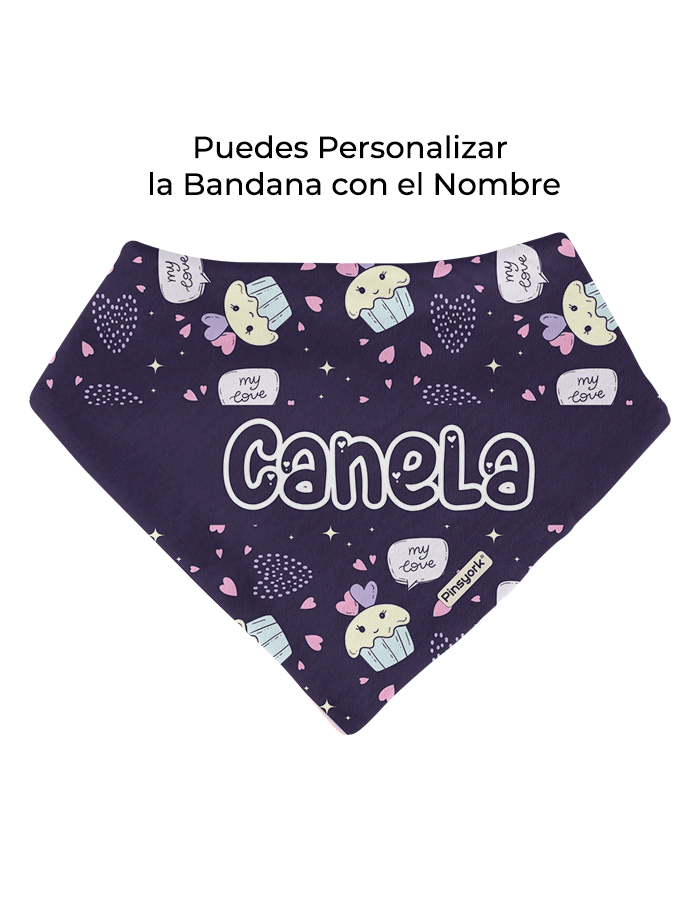 Bandana para Perro | Cupcakes