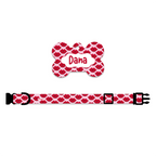 Collar + Placa ID Hueso | Kiss
