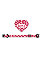 Collar + Placa ID Corazón | Kiss