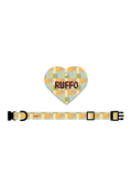 Collar + Placa ID Corazón | Patchwork