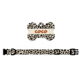 Collar + Placa ID Hueso | Animal Print