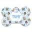 Placa ID Hueso con  QR diseño Photo-Dog - Photo 1