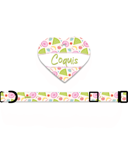 Collar + Placa ID Corazón Summer
